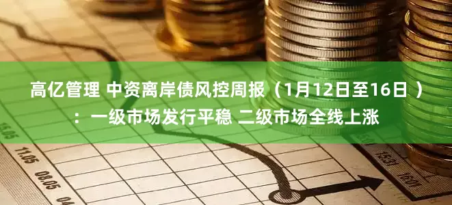 高亿管理 中资离岸债风控周报（1月12日至16日 ）：一级市场发行平稳 二级市场全线上涨